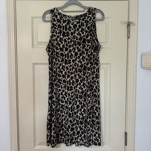 NWOT cheetah print shift dress